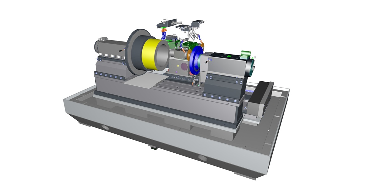 CNC grinding machine for profiling CBN grinding wheels